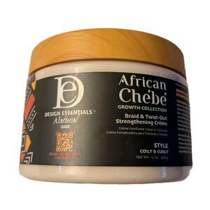 NEW African Chebe Braid & Twist-Out Strengthening Crème Essentials Natural Hair